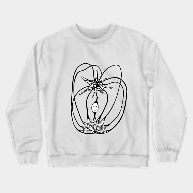 Mindfulness Crewneck Sweatshirt by artfromnino